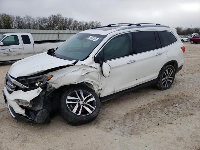 5FNYF6H06HB056952 - 2017 HONDA PILOT ELITE WHITE photo 1