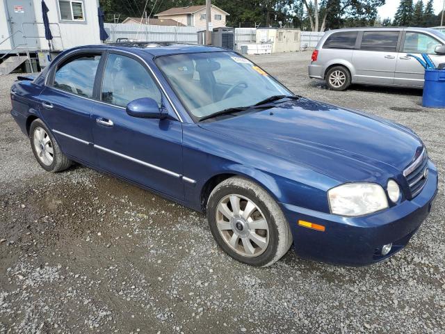 KNAGD128355432973 - 2005 KIA OPTIMA LX BLUE photo 4