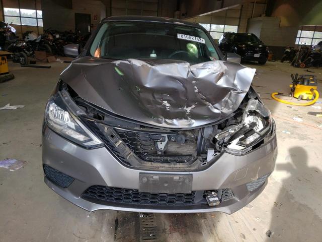 3N1AB7AP2JL629592 - 2018 NISSAN SENTRA S GRAY photo 5