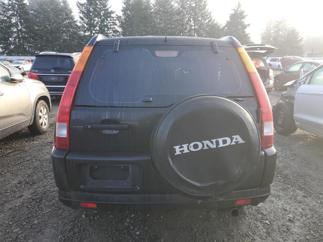 JHLRD68414C017189 - 2004 HONDA CR-V LX BLACK photo 6