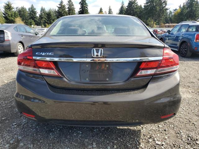 19XFB2F89DE217170 - 2013 HONDA CIVIC EX BLACK photo 6