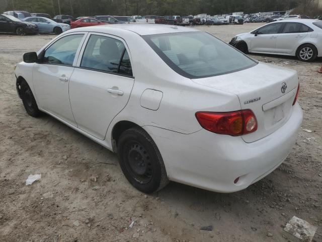 2T1BU4EE6AC343878 - 2010 TOYOTA COROLLA BASE WHITE photo 2