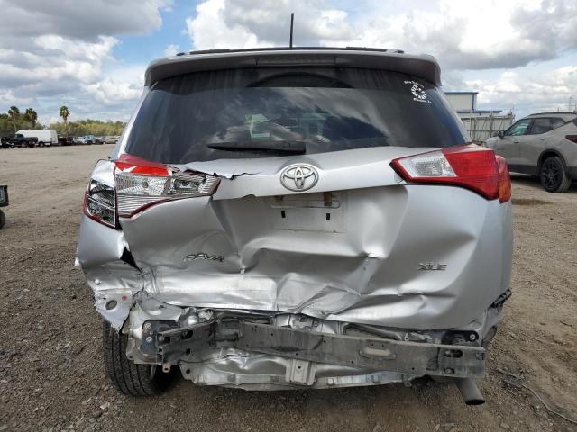 2T3WFREV9DW062032 - 2013 TOYOTA RAV4 XLE SILVER photo 6