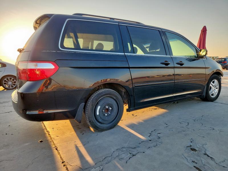 5FNRL38717B107765 - 2007 HONDA ODYSSEY EXL BLACK photo 3