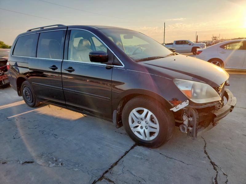 5FNRL38717B107765 - 2007 HONDA ODYSSEY EXL BLACK photo 4