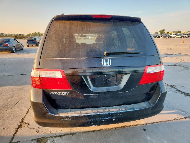 5FNRL38717B107765 - 2007 HONDA ODYSSEY EXL BLACK photo 6