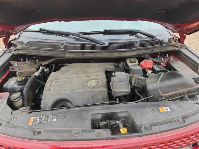 1FM5K7F8XFGB22236 - 2015 FORD EXPLORER LIMITED RED photo 12