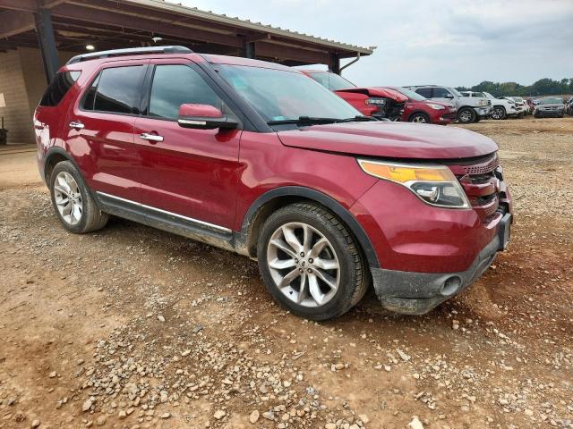 1FM5K7F8XFGB22236 - 2015 FORD EXPLORER LIMITED RED photo 4