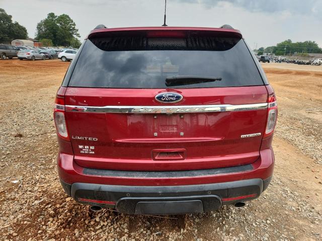 1FM5K7F8XFGB22236 - 2015 FORD EXPLORER LIMITED RED photo 6