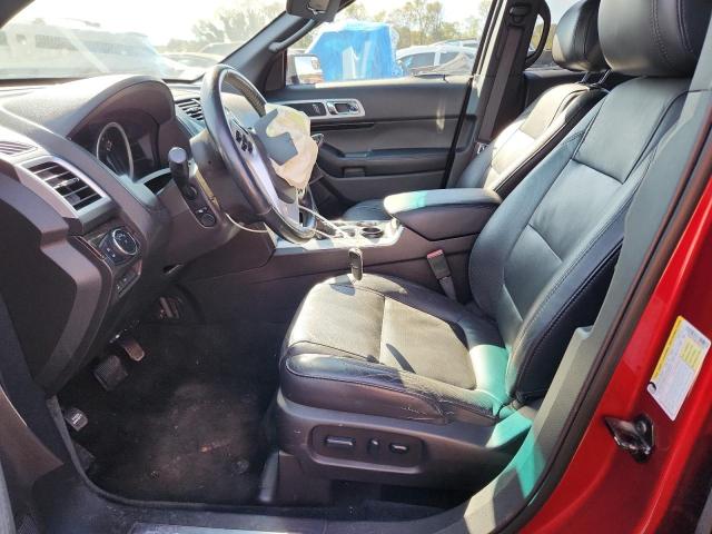 1FM5K7F8XFGB22236 - 2015 FORD EXPLORER LIMITED RED photo 7