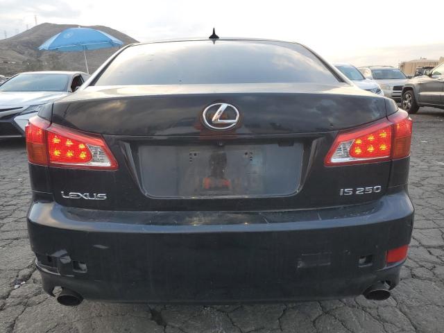 JTHBK262192087771 - 2009 LEXUS IS 250 BLACK photo 6