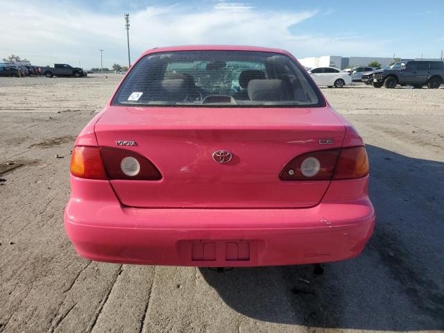 1NXBR12E62Z609307 - 2002 TOYOTA COROLLA CE PINK photo 6