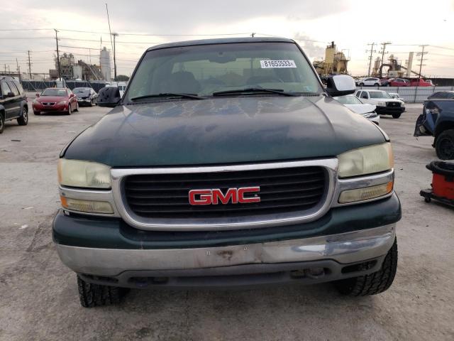 2GTEC19TX21365924 - 2002 GMC SIERRA C1500 GREEN photo 5