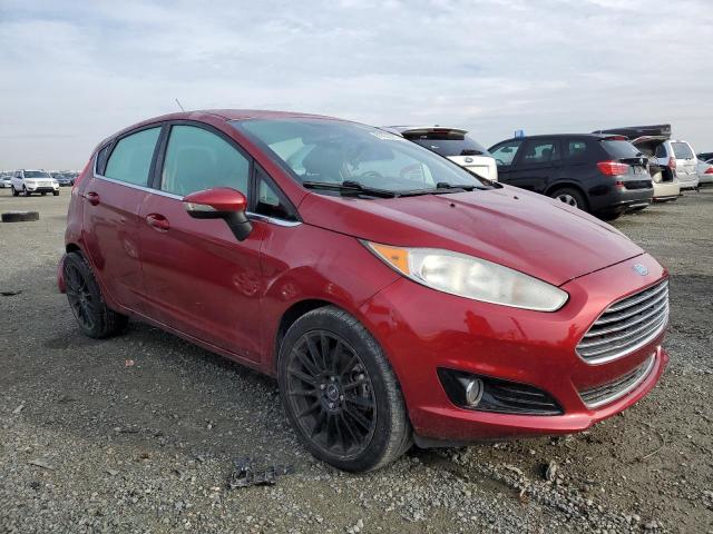 3FADP4FJ5FM121350 - 2015 FORD FIESTA TITANIUM RED photo 4