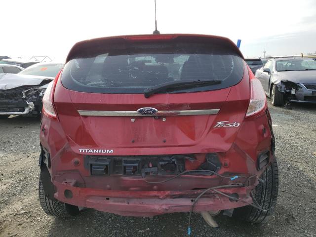 3FADP4FJ5FM121350 - 2015 FORD FIESTA TITANIUM RED photo 6