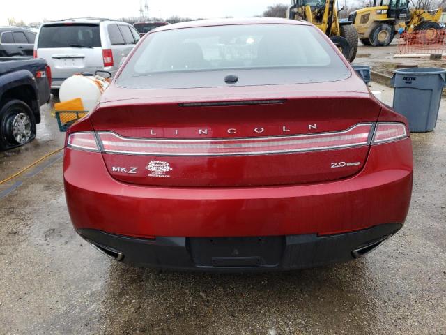 3LN6L2G99DR806230 - 2013 LINCOLN MKZ BURGUNDY photo 6