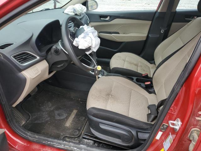 3KPC24A61NE159013 - 2022 HYUNDAI ACCENT SE 红色 照片 7