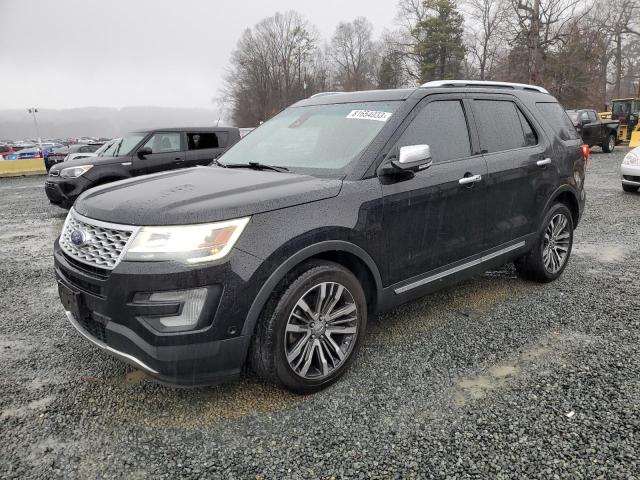 1FM5K8HT6HGB13124 - 2017 FORD EXPLORER PLATINUM BLACK photo 1