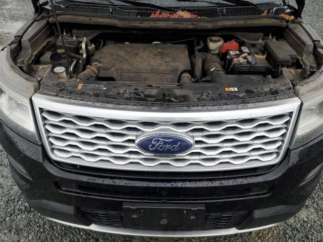 1FM5K8HT6HGB13124 - 2017 FORD EXPLORER PLATINUM BLACK photo 12