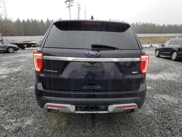 1FM5K8HT6HGB13124 - 2017 FORD EXPLORER PLATINUM BLACK photo 6