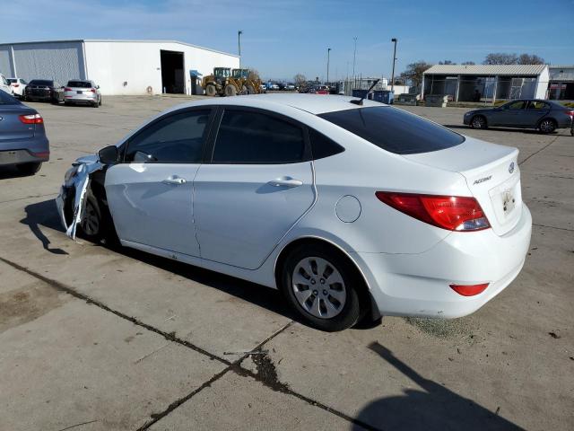 KMHCT4AE0GU085457 - 2016 HYUNDAI ACCENT SE WHITE photo 2