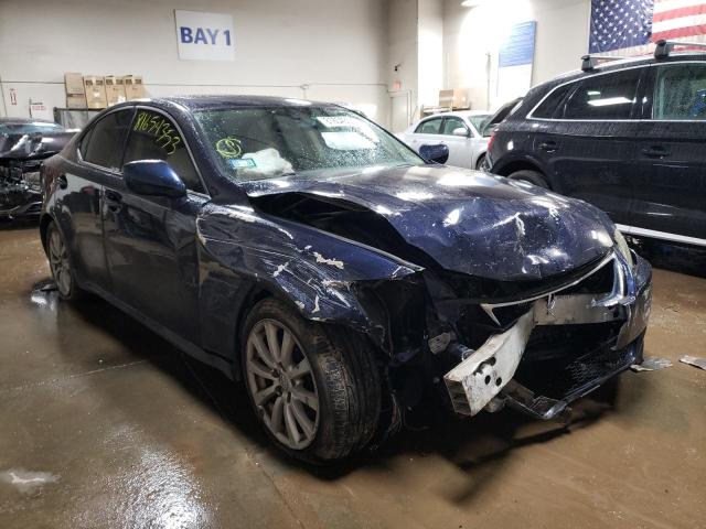 JTHBK262265000647 - 2006 LEXUS IS 250 BLUE photo 4