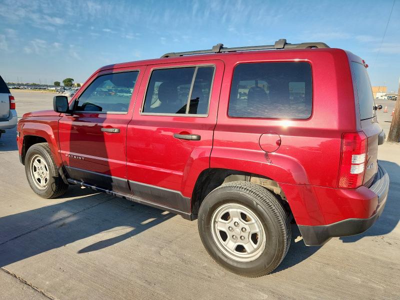1C4NJRBBXED641274 - 2014 JEEP PATRIOT SPORT RED photo 2