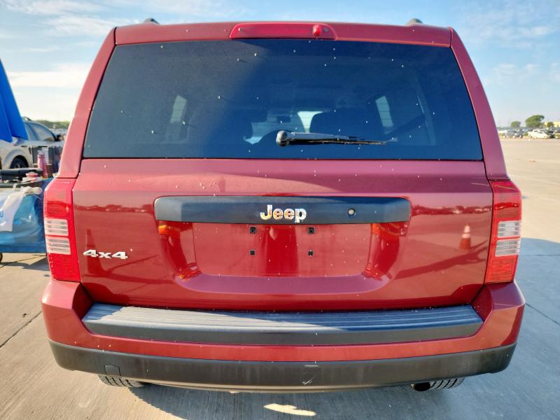 1C4NJRBBXED641274 - 2014 JEEP PATRIOT SPORT RED photo 6