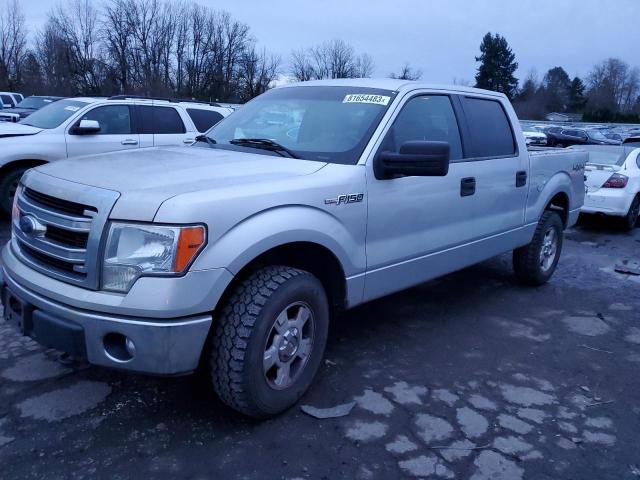1FTFW1EF6DFB68322 - 2013 FORD F150 SUPERCREW SILVER photo 1