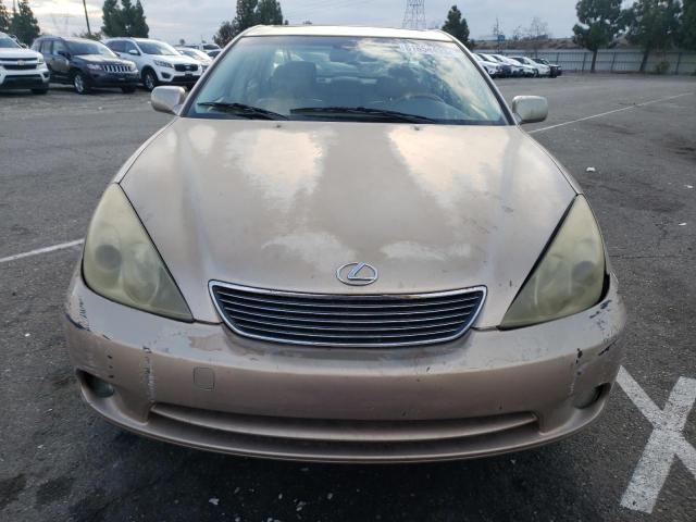 JTHBA30G355138578 - 2005 LEXUS ES 330 BEIGE photo 5