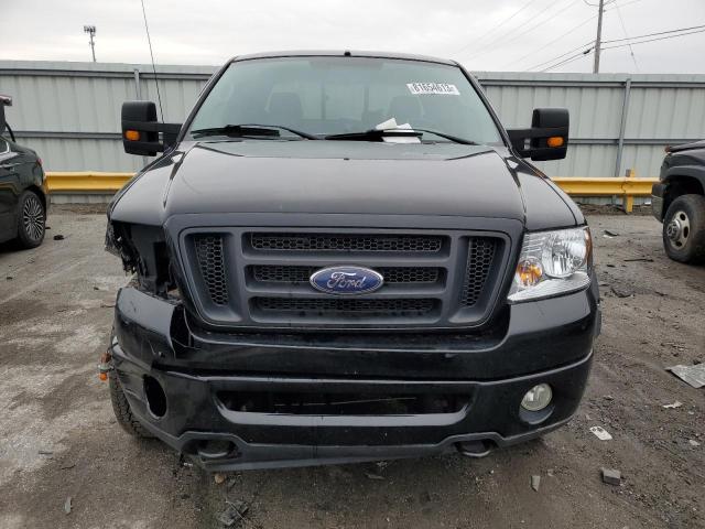 1FTRX14W66FB39305 - 2006 FORD F150 BLACK photo 5