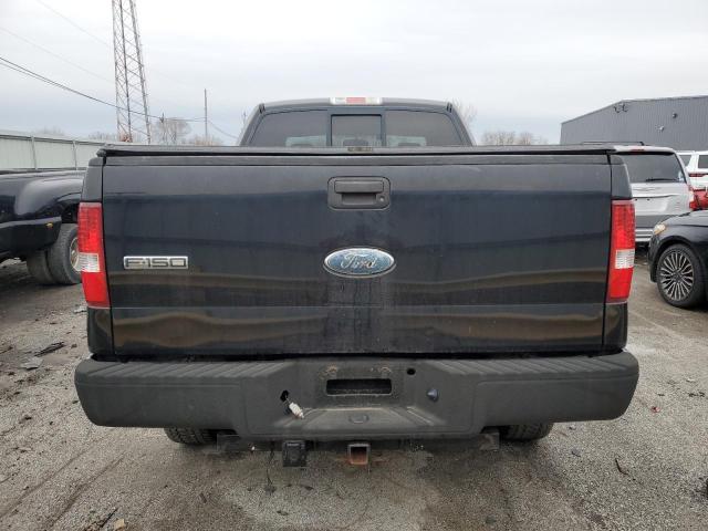 1FTRX14W66FB39305 - 2006 FORD F150 BLACK photo 6