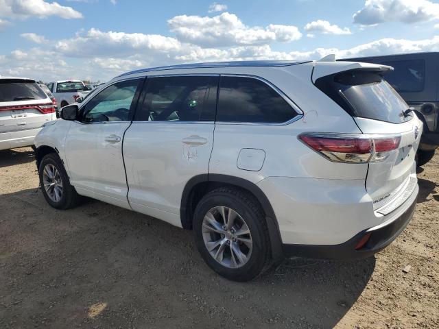 5TDJKRFH2ES043484 - 2014 TOYOTA HIGHLANDER XLE Білий фото 2