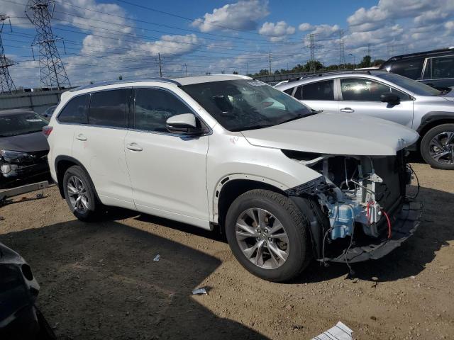 5TDJKRFH2ES043484 - 2014 TOYOTA HIGHLANDER XLE Білий фото 4