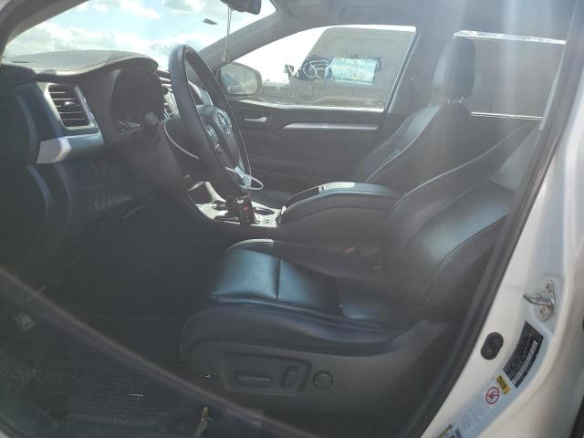 5TDJKRFH2ES043484 - 2014 TOYOTA HIGHLANDER XLE Білий фото 7