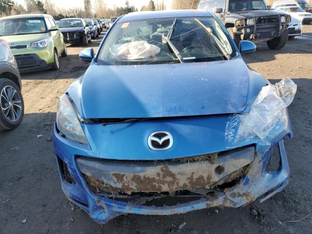 JM1BL1L89C1674735 - 2012 MAZDA 3 I BLUE photo 5