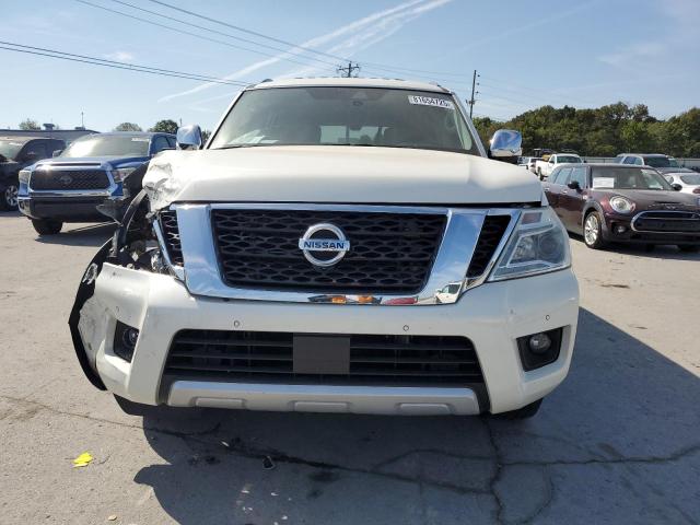 JN8AY2NE2J9730667 - 2018 NISSAN ARMADA PLATINUM WHITE photo 5
