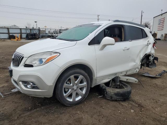 KL4CJCSB0DB096212 - 2013 BUICK ENCORE WHITE photo 1