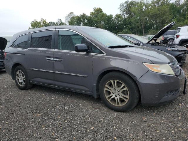 5FNRL5H68CB094686 - 2012 HONDA ODYSSEY EXL GRAY photo 4