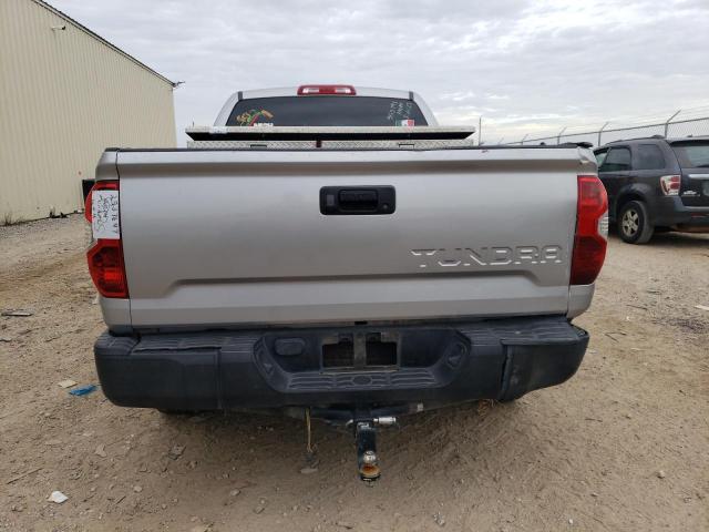 5TFRU5F12EX032844 - 2014 TOYOTA TUNDRA DOUBLE CAB SR/SR5 SILVER photo 6