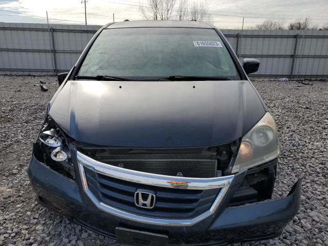 5FNRL3H44AB041449 - 2010 HONDA ODYSSEY EX BLUE photo 5