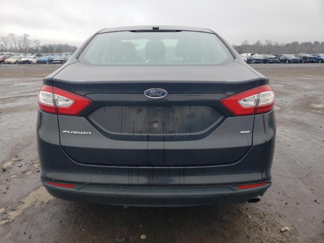 3FA6P0H70DR250681 - 2013 FORD FUSION SE BLACK photo 6