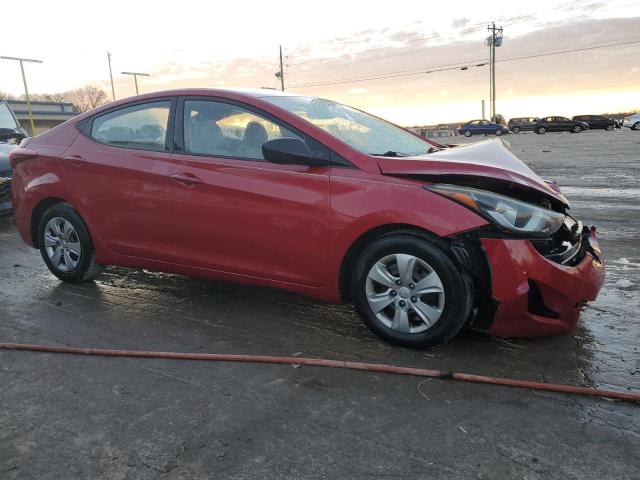 KMHDH4AE0GU482754 - 2016 HYUNDAI ELANTRA SE RED photo 4