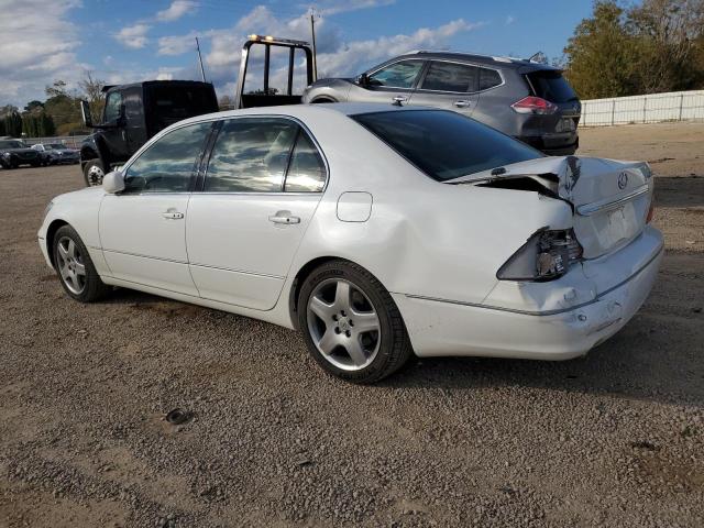 JTHBN36F655020060 - 2005 LEXUS LS 430 WHITE photo 2