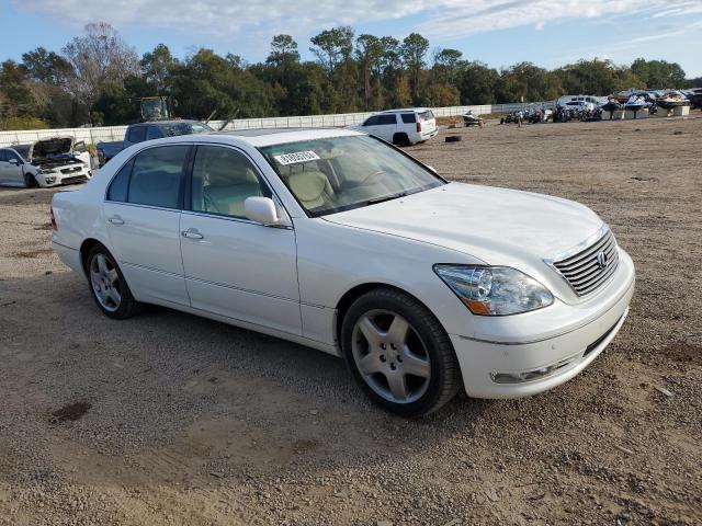 JTHBN36F655020060 - 2005 LEXUS LS 430 WHITE photo 4