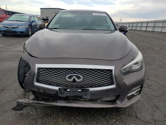 JN1EV7AP3GM303663 - 2016 INFINITI Q50 PREMIUM BROWN photo 5