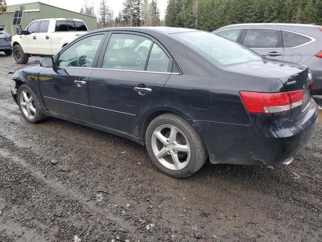 5NPEU46F06H047716 - 2006 HYUNDAI SONATA GLS BLACK photo 2