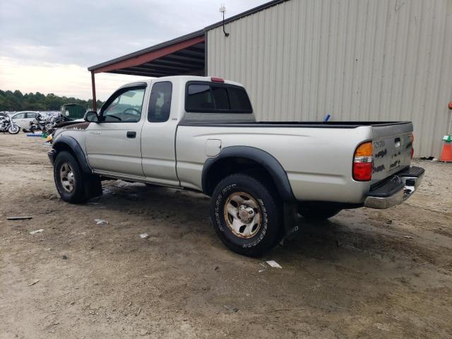 5TEWM72N24Z397555 - 2004 TOYOTA TACOMA XTRACAB SILVER photo 2