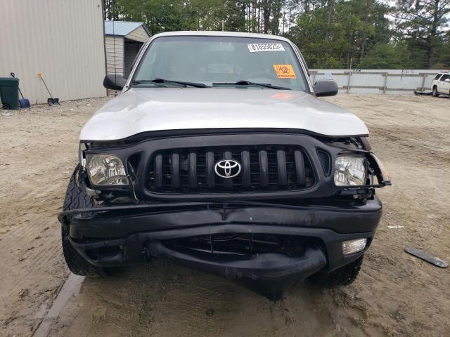 5TEWM72N24Z397555 - 2004 TOYOTA TACOMA XTRACAB SILVER photo 5