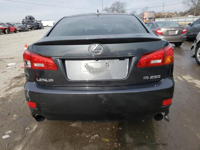 JTHBK262872040850 - 2007 LEXUS IS 250 GRAY photo 6